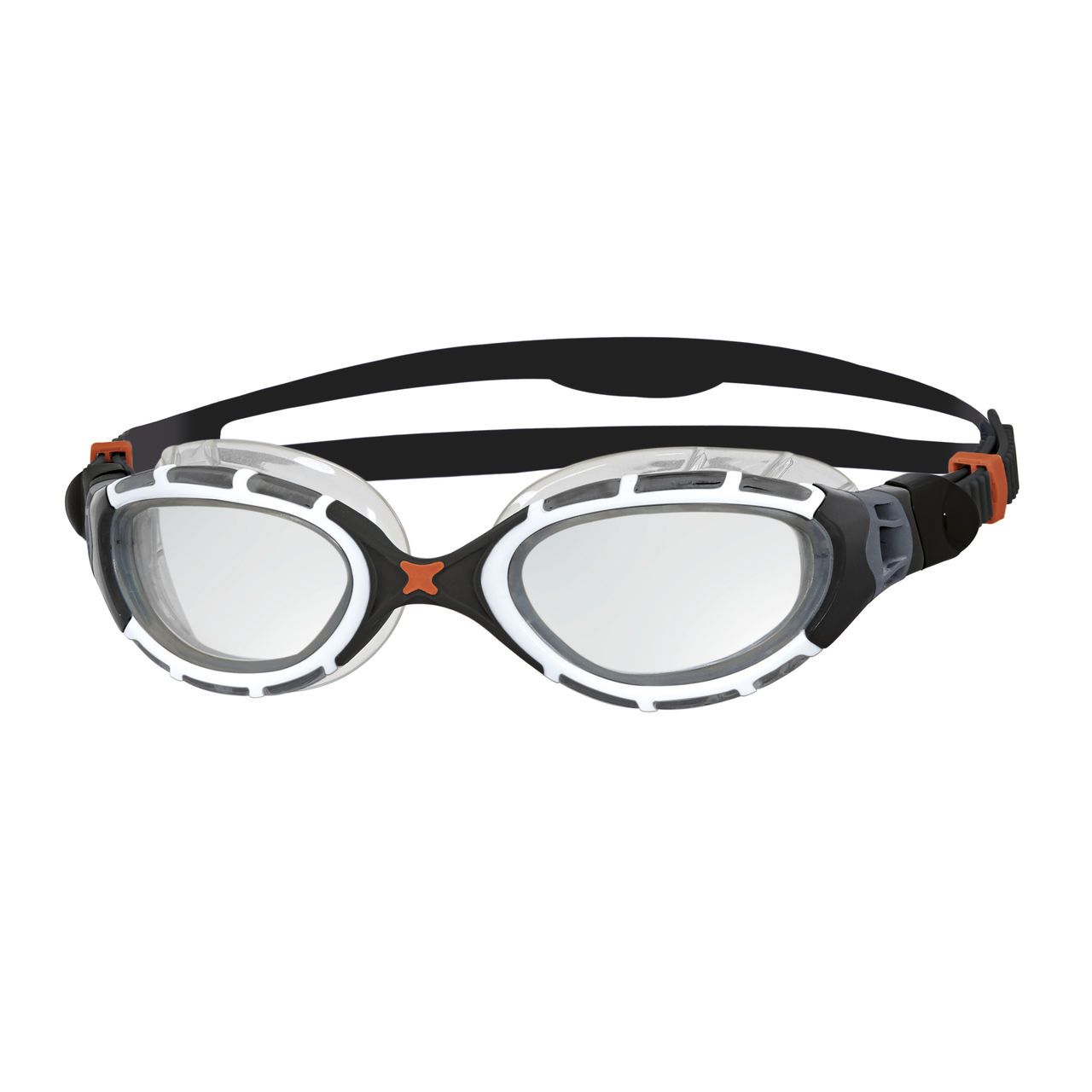 Zoggs Predator Flex Black-White - Smaller Profile