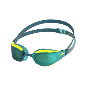 Speedo Fastskin Hyper Elite Mirror Goggles Green/Yellow