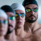 Arena Cobra Swipe Mirror Aqua/Black