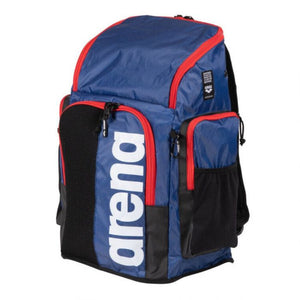 Arena Spiky III Backpack - 45 L Navy/Red/White