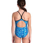 Arena Girls Pooltiles Swimsuit Lightdrop Back (6-15rokov)