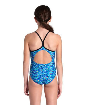 Arena Girls Pooltiles Swimsuit Lightdrop Back (6-15rokov)