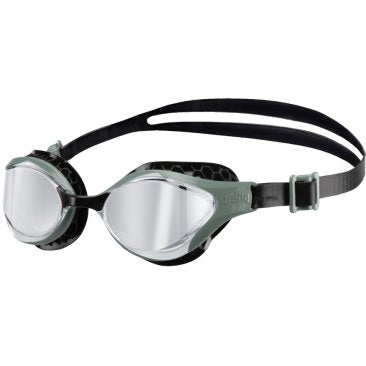 Arena Air-Bold Mirror Swipe Silver-Dark Olive