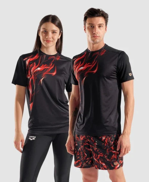 Arena Indomitus Graphic T-Shirt Multi-Black
