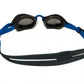 Zoggs Ultima Air Titanium Blue-Black Mirror