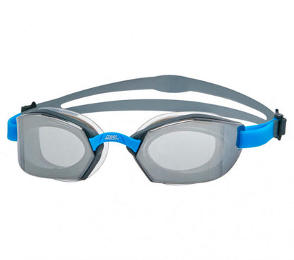 Zoggs Ultima Air Titanium Blue-Black Mirror