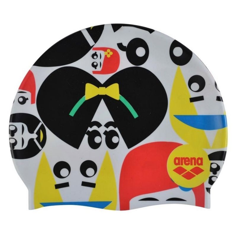 Arena Printed Silicone JR Cap Asami