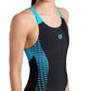 Arena Feel Women's Openings V Back Bra Swimsuit